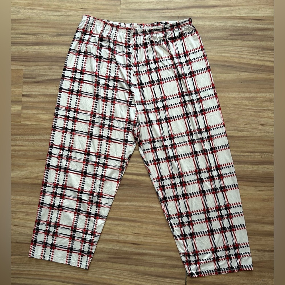 Plus Size 3XL Pajama PJ Lounge Pants Bottoms Plaid